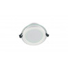 Встраиваемый светильник Lumina Deco Saleto LDC 8097-ROUND-GL-18WSMD-D200 WT