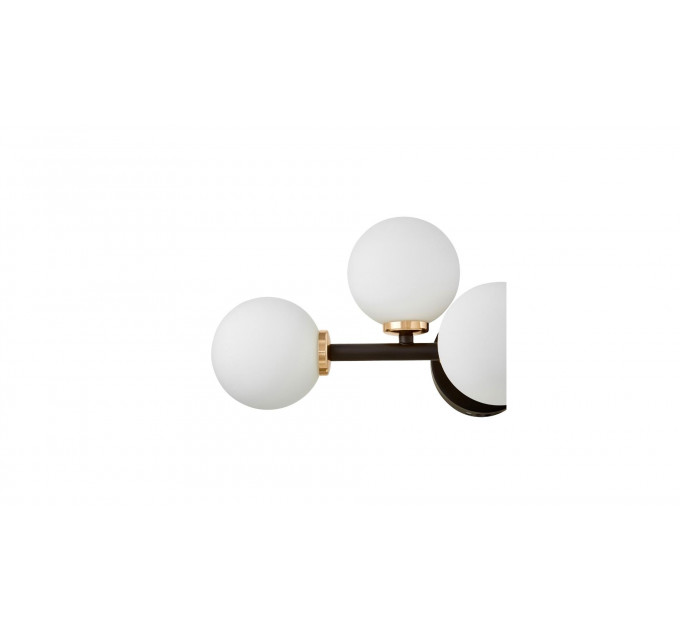 Настенный светильник Lumina Deco Marsiada LDW 6033-5 BK+F.GD