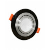 Встраиваемый точечный светильник Lumina Deco Duka LDC 8062-D90 BK+SL