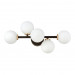 Настенный светильник Lumina Deco Marsiada LDW 6033-5 BK+F.GD