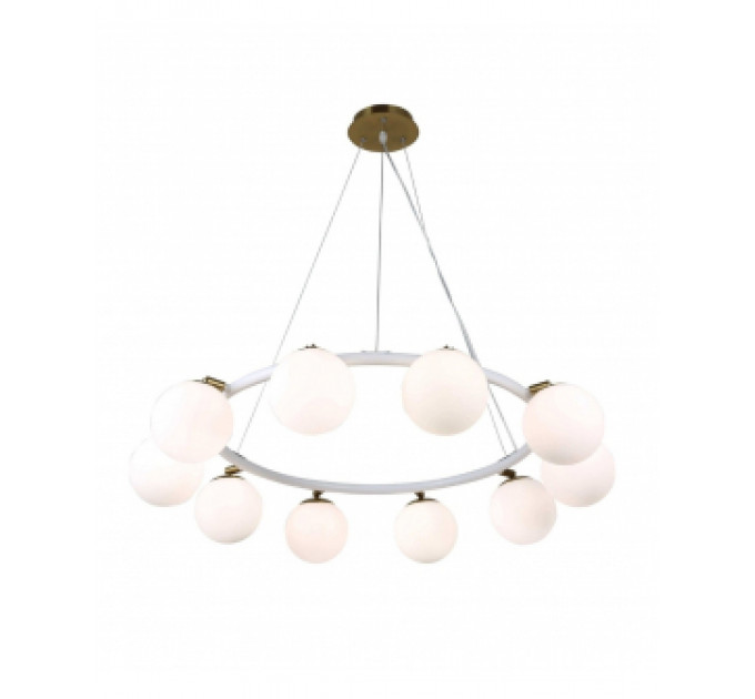 Подвесная люстра Lumina Deco Modica LDP 6032-10 WT+MD