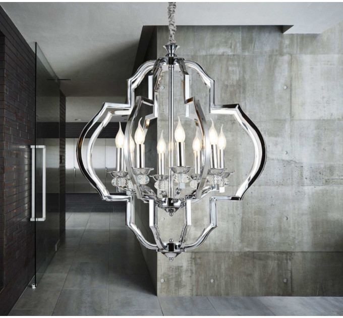 Подвесная люстра Lumina Deco Cesaro LDP 17078-8 CHR