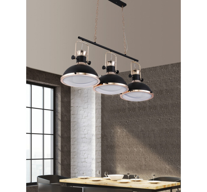 Подвесной светильник Lumina Deco Batore LDP 274-3 BK