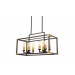 Подвесная люстра Lumina Deco Waldorf LDP 1140-8 BK+MD