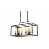Подвесная люстра Lumina Deco Waldorf LDP 1140-8 BK+MD