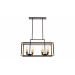 Подвесная люстра Lumina Deco Waldorf LDP 1140-8 BK+MD