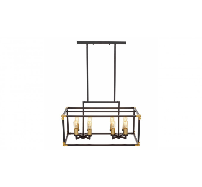 Подвесная люстра Lumina Deco Waldorf LDP 1140-8 BK+MD