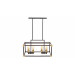 Подвесная люстра Lumina Deco Waldorf LDP 1140-8 BK+MD
