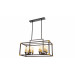 Подвесная люстра Lumina Deco Waldorf LDP 1140-8 BK+MD