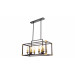 Подвесная люстра Lumina Deco Waldorf LDP 1140-8 BK+MD
