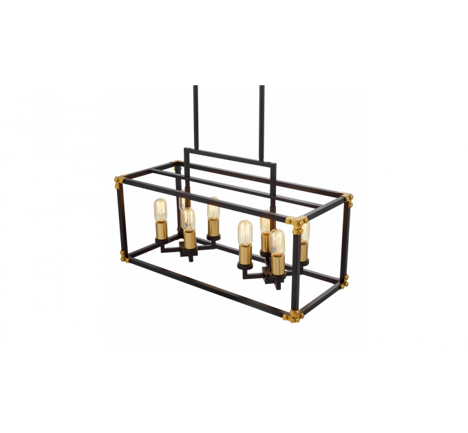 Подвесная люстра Lumina Deco Waldorf LDP 1140-8 BK+MD