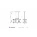 Подвесная люстра Lumina Deco Waldorf LDP 1140-8 BK+MD