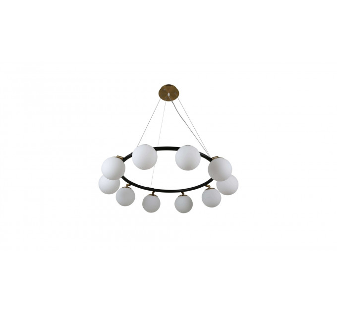 Подвесная люстра Lumina Deco Modica LDP 6032-10 BK+MD