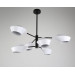 Подвесная люстра Lumina Deco Romina LDP 6037-6 WT+BK