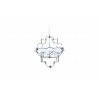 Подвесная люстра Lumina Deco Baltimore LDP 8020-6 CHR+WT