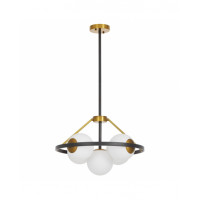 Подвесной светильник Lumina Deco Donzano LDP 8034-5 BK+WT