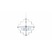 Подвесная люстра Lumina Deco Baltimore LDP 8020-6 CHR+WT