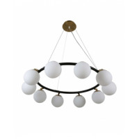 Подвесная люстра Lumina Deco Modica LDP 6032-10 BK+MD