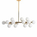 Подвесная люстра Lumina Deco Marsiada LDP 6033-16 GD