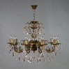 Подвесная люстра Ambiente 8888/10 PB Leaf Crystal