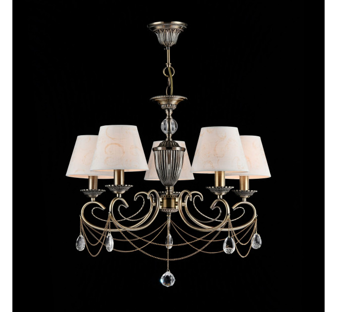 Подвесная люстра Brossard Freya 5*40W Е14 FR2904-PL-05-BZ