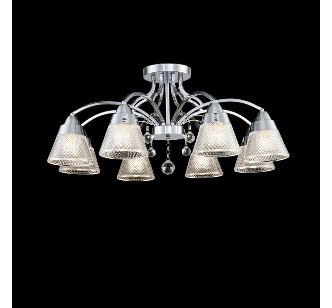 Потолочная люстра Enrica Freya 8*40W Е14 FR2011CL-08CH