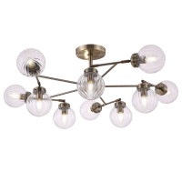 Потолочная люстра Daisy Freya 10*40W Е14 FR5041PL-10BS