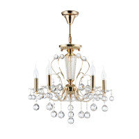 Подвесная люстра Marlin Freya 5*40W Е14 FR1130-PL-05-G