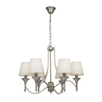 Подвесная люстра Dalia Freya 6*40W Е14 FR2005PL-06BZ