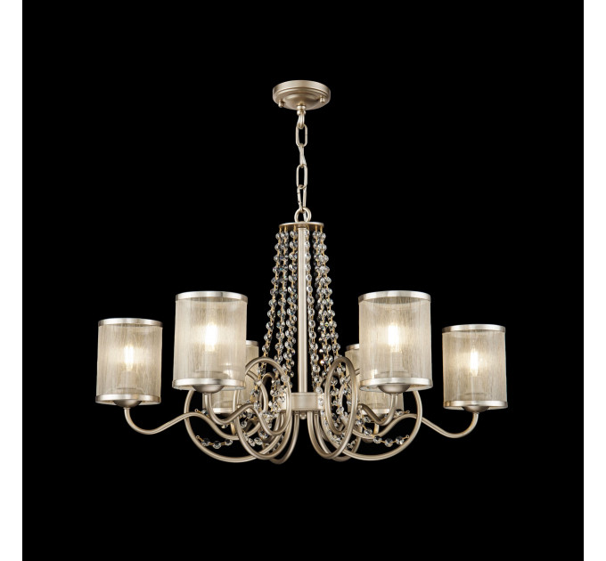 Подвесная люстра Bonadonna Freya 6*40W Е14 FR2036PL-06G
