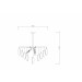 Подвесная люстра Porto Freya FR5104PL-06BS2