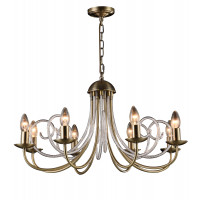 Подвесная люстра Nicole Freya 8*60W Е14 FR2008PL-08BZ
