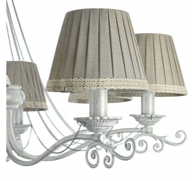 Подвесная люстра Donata Freya 8*40W Е14 FR2759-PL-08-W