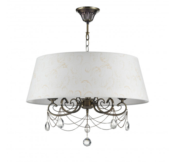 Подвесная люстра Brossard Freya 5*40W Е14 FR2904-PL-05C-BZ