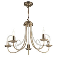 Подвесная люстра Nicole Freya 5*60W Е14 FR2008PL-05BZ