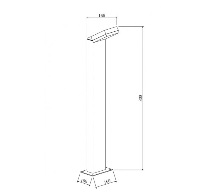 Ландшафтный светильник Outdoor O595FL-L12B3K