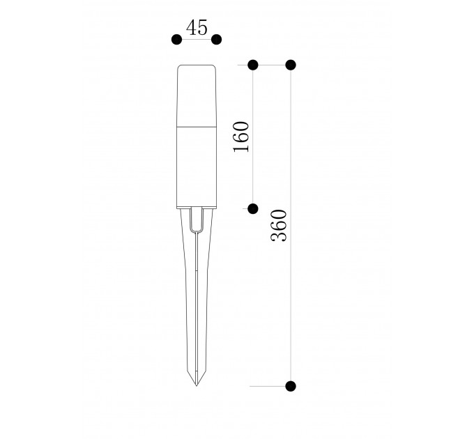 Ландшафтный светильник Outdoor O416FL-L3B3K