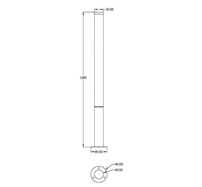 Ландшафтный светильник Outdoor O041FL-L50B3K