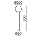 Ландшафтный светильник Outdoor O598FL-01B