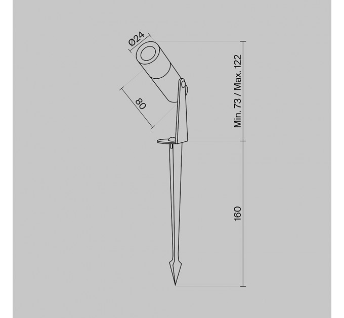 Ландшафтный светильник Outdoor O050FL-L2GF3K