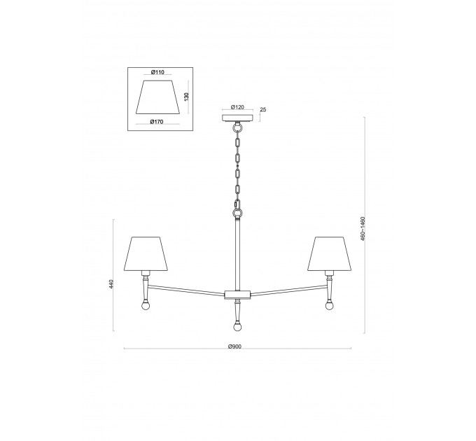 Подвесная люстра Rosemary Freya FR5190PL-07BS1