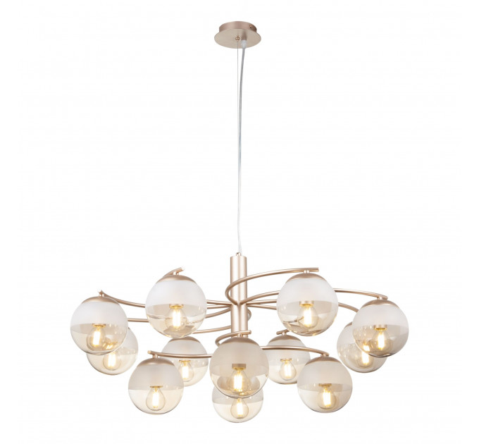 Подвесная люстра Ostin Freya 12*40W Е14 FR5018PL-12G