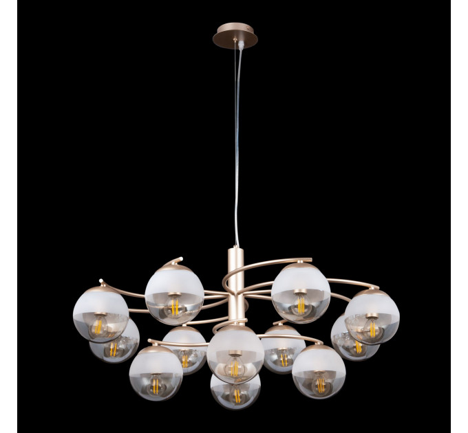 Подвесная люстра Ostin Freya 12*40W Е14 FR5018PL-12G