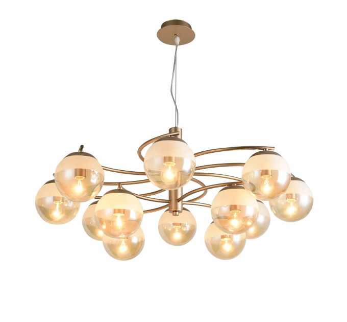 Подвесная люстра Ostin Freya 12*40W Е14 FR5018PL-12G