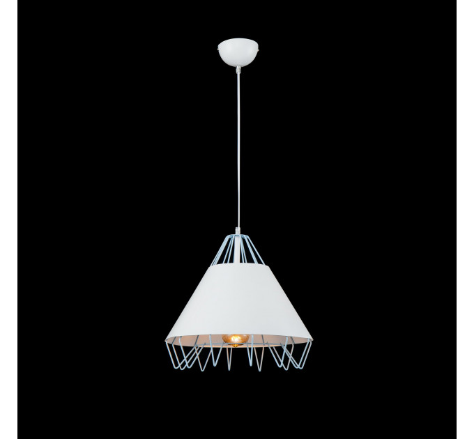 Подвесной светильник Mimi Freya 1*60W Е27 белый/синий FR5007PL-01BL