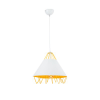 Подвесной светильник Mimi Freya 1*60W Е27 белый/желтый FR5007PL-01YW