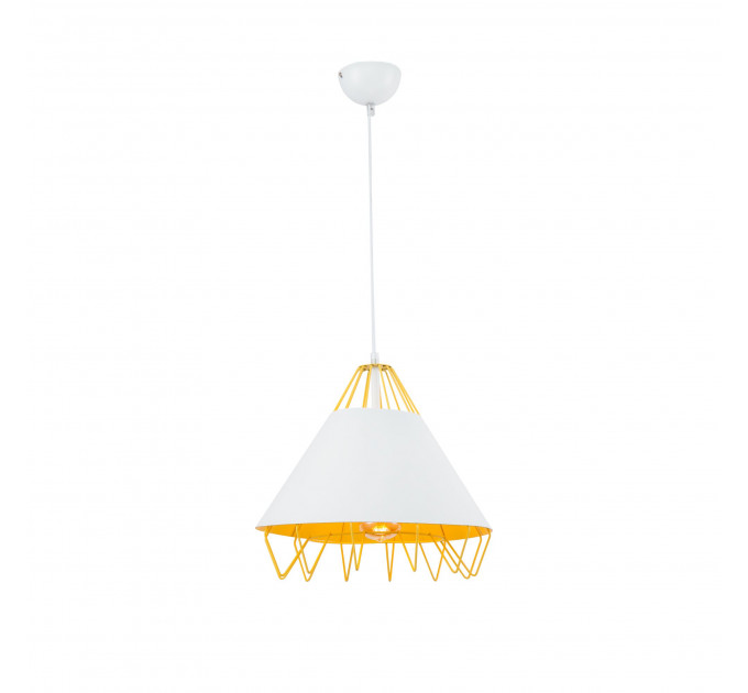 Подвесной светильник Mimi Freya 1*60W Е27 белый/желтый FR5007PL-01YW