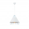 Подвесной светильник Mimi Freya 1*60W Е27 белый/синий FR5007PL-01BL