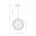 Подвесной светильник Amber Freya LED 26W хром FR5099PL-L21CH