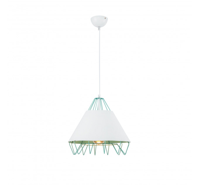 Подвесной светильник Mimi Freya 1*60W Е27 белый/зеленый FR5007PL-01GN